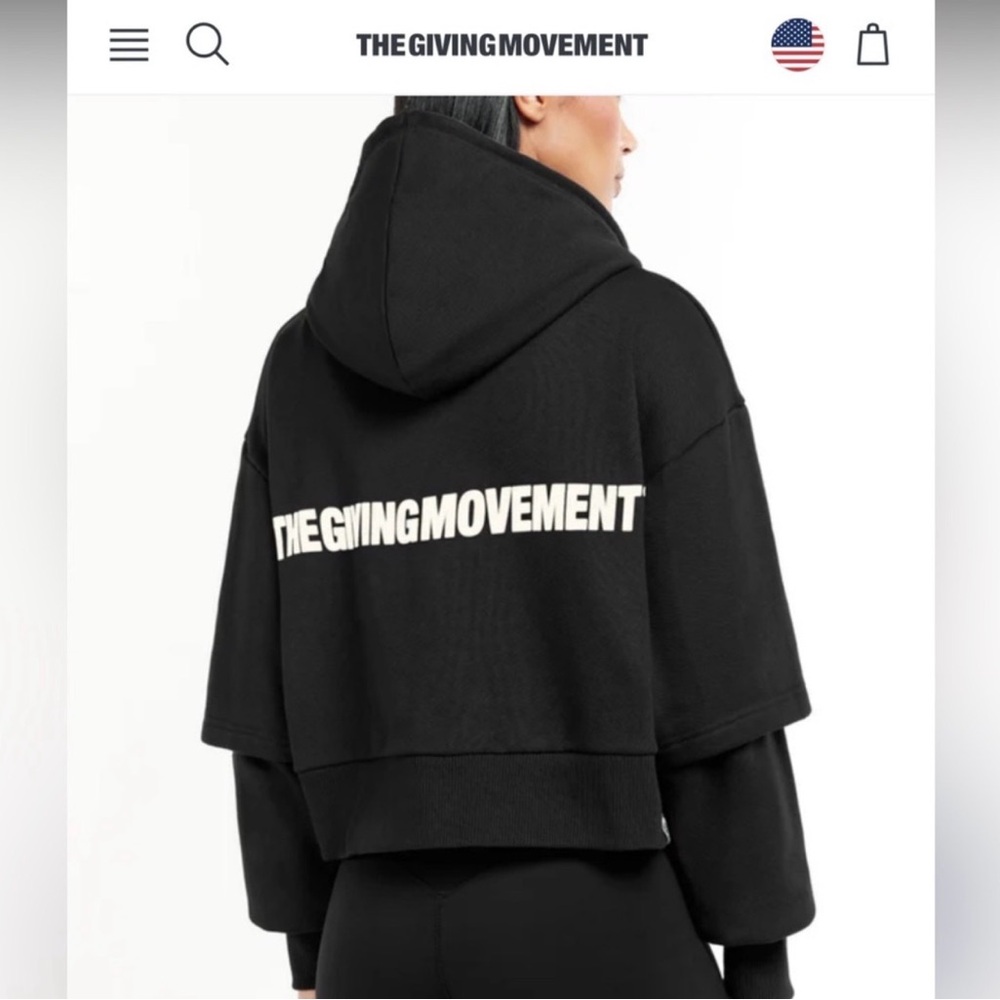 The Giving Movement Black Hoodie